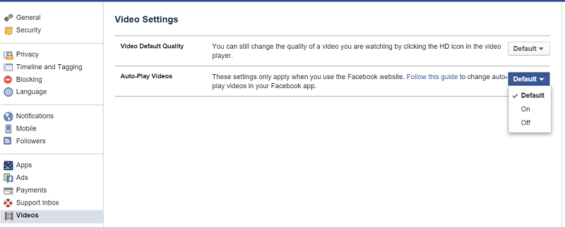 Facebook Videos Autoplay in desktop 1