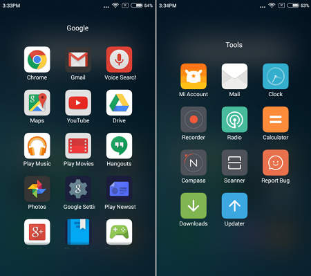 MIUI 7 global beta rom 5.9.16 Google