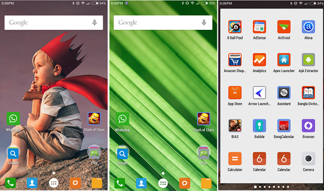 MIUI 7 launcher theme