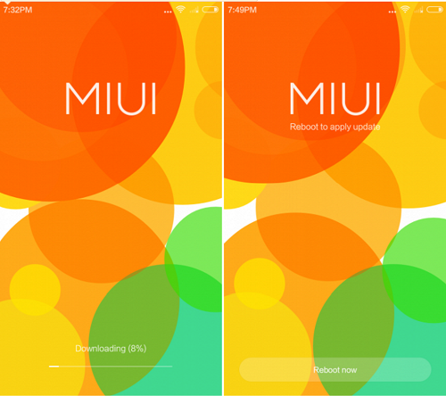 MIUI 7 update process 1