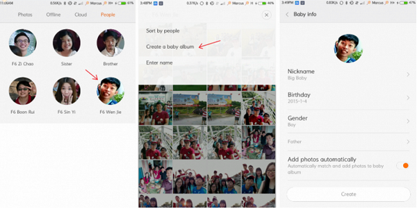 baby album miui 7