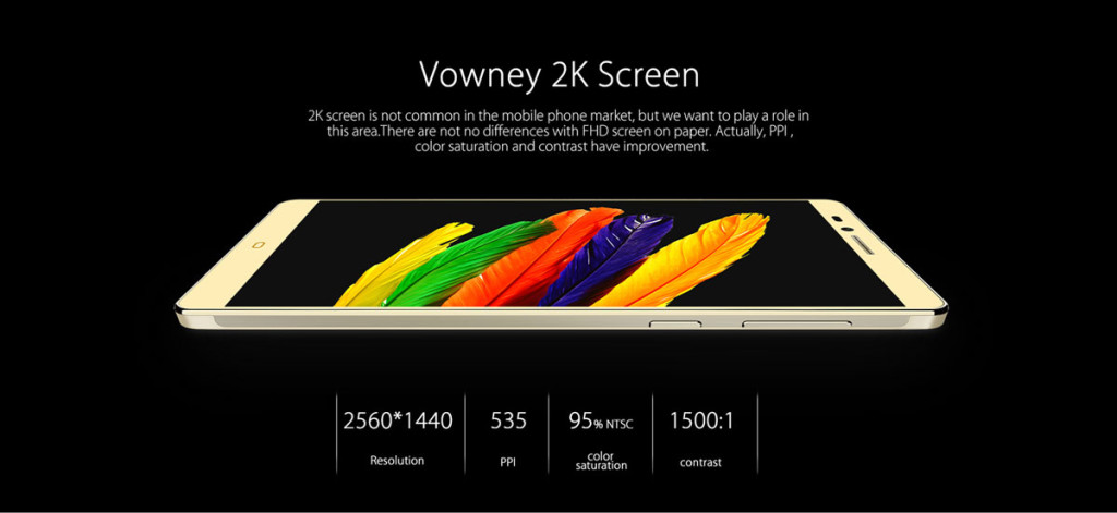 Elephone Vowney 2k display