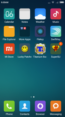 SuperSu App drawer