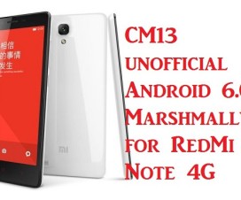 xiaomi redmi note 4g Android Marshmallow