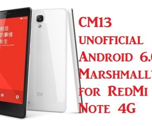 xiaomi redmi note 4g Android Marshmallow