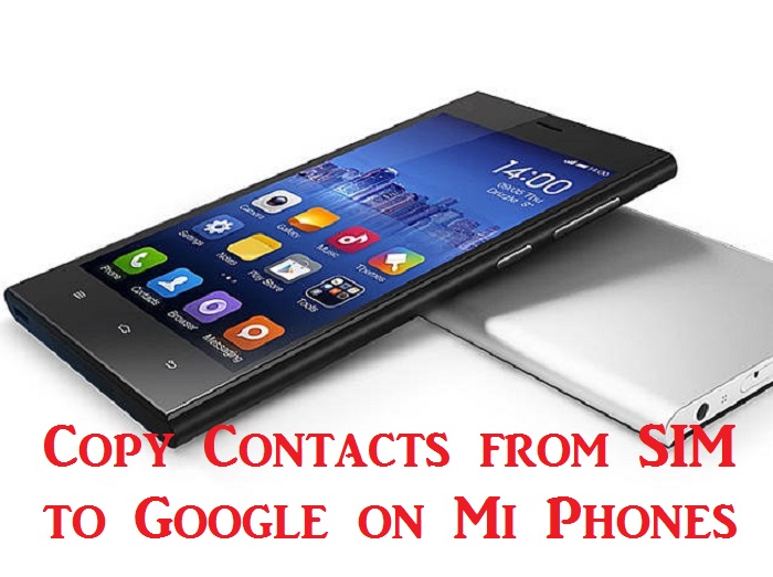 copy contacts xiaomi phones