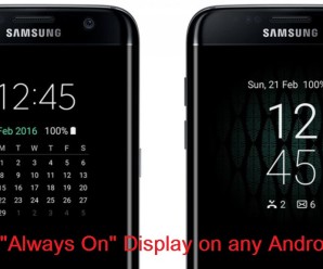 Samsung Galaxy S7 Always On display
