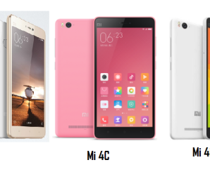 Xiaomi Mi4S vs Mi4C vs Mi4i