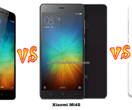 Xiaomi Redmi 3 Pro vs Mi4S vs Mi4C