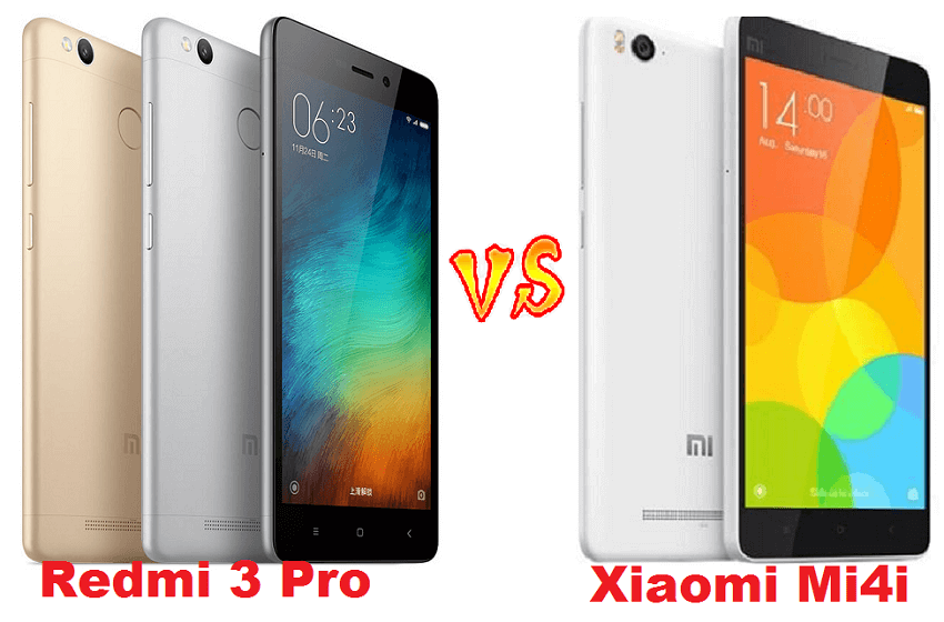 Xiaomi Redmi 3 Pro vs Redmi 3 vs Mi4i