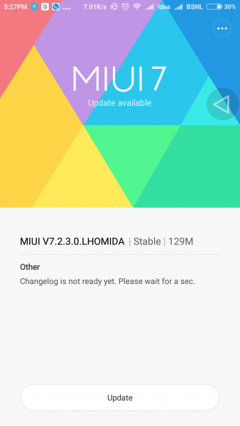 Xiaomi Redmi Note 3 (Pro) MIUI 7.2.3.0 LHOMIDA
