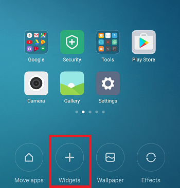 ScreenshoApplication Manager MIUI 7 shortcut