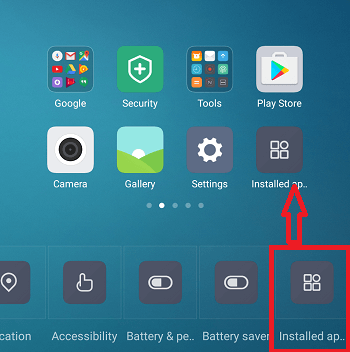 ScreenshoApplication Manager MIUI 7 shortcut 1