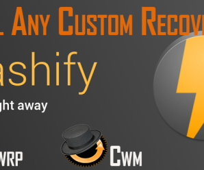 Download Flashify CWM TWRP recovery tool