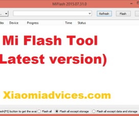 Mi Flash tool latest version 1