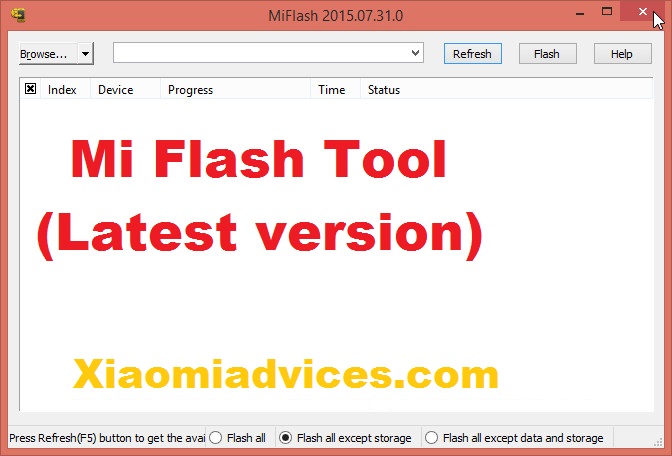 Mi Flash tool latest version 1