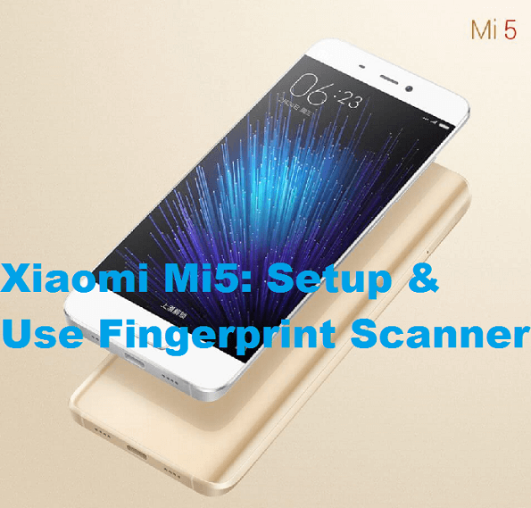 xiaomi mi5 setup fingerprint scanner