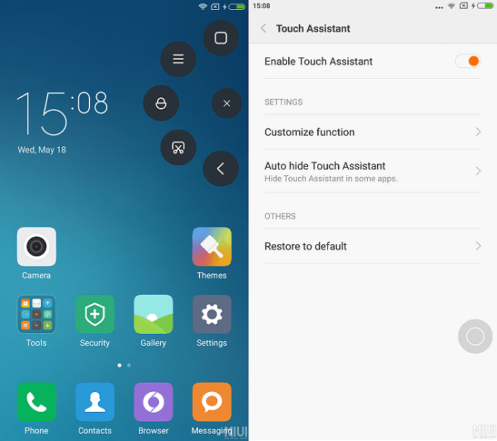 MIUI 8 touch assistant Function on MIUI 7 China-Developer-ROM-6.5.19