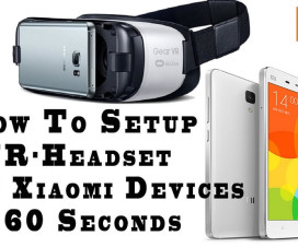 VR Headset Xiaomi MIUI device