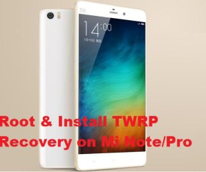 How to Install TWRP Recovery and Root Mi Note on Marshmallow
