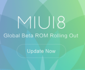 MIUI 8 Global Beta ROM update