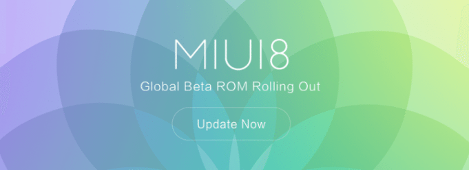 MIUI 8 Global Beta ROM update