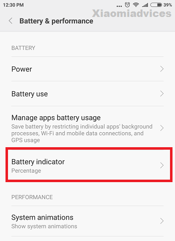 MIUI 7 show battery indicator in percentage 2