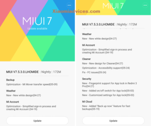 MIUI 7.5.3.0 Redmi Note 3