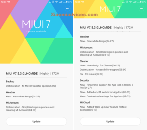 MIUI 7.5.3.0 Redmi Note 3