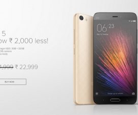 Xiaomi Mi5 price cut India