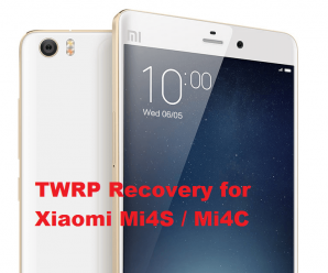 Xiaomi Mi4C Mi4S install twrp recovery
