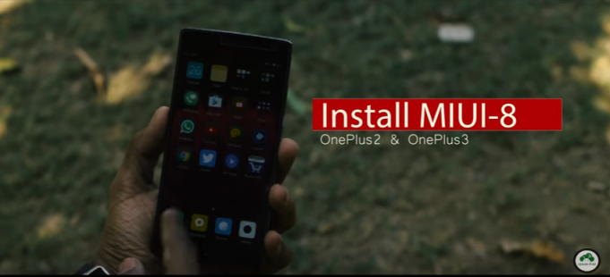 MIUI 8 for OnePlus 2 and OnePlus 3