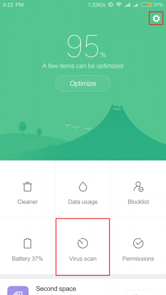 MIUI Xiaomi antivirus softwares