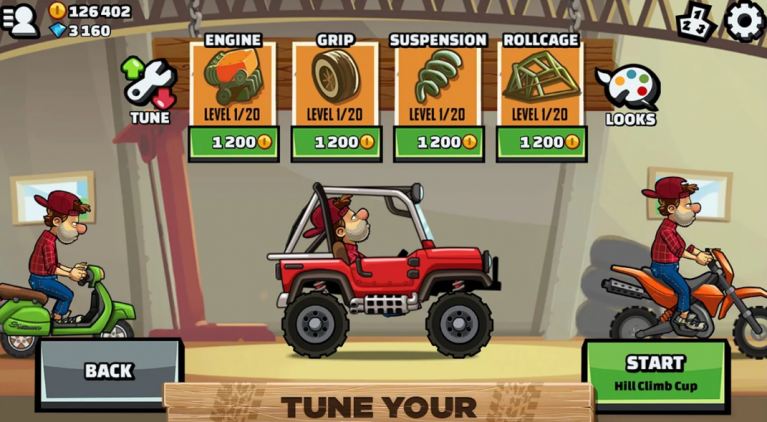 Hill Climb Racing 2 Hack Mod Unlimited Coins & Gems - Mod Apk