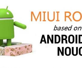 MIUI 9 based Android 7.0 Nougat update