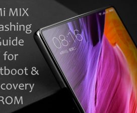 Xiaomi Mi Mix flash fastboot recovery rom