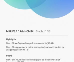 Xiaomi Redmi Note 3 MIUI 8.1.1.0.MHOMIDI Android 6.0 Marshmallow download
