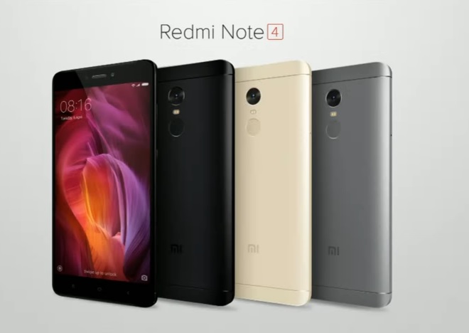 Xiaomi Redmi Note 4 Colors