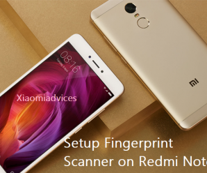 redmi note 4 fingerprint scanner