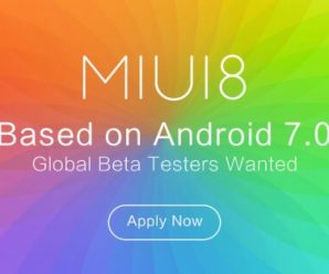 MIUI 8 Global beta update based on Android N