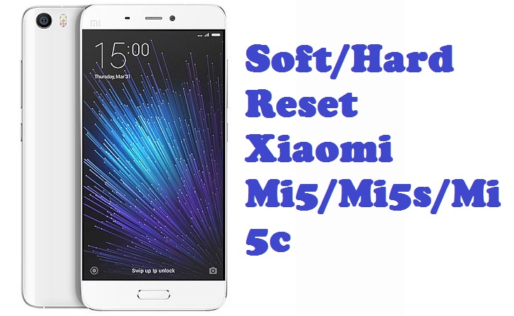 Reset Xiaomi Mi5