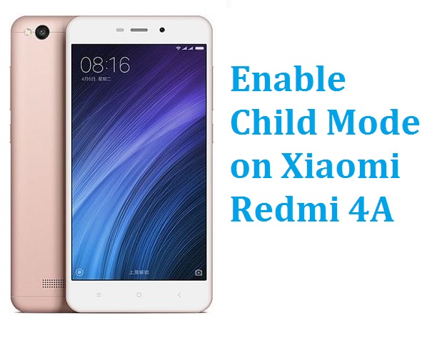 Enable Child Mode in Redmi 4A