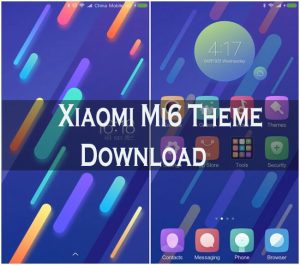 Xiaomi Mi 6 Official Customized Theme – Download