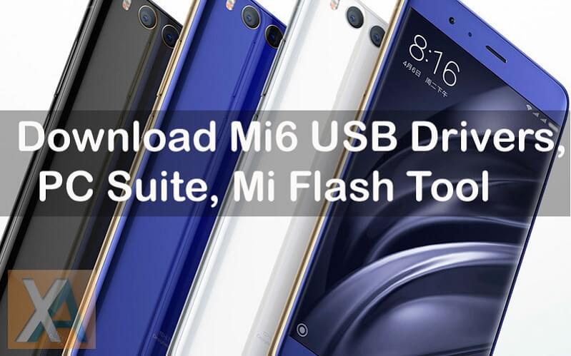 Xiaomi Mi6 USB Drivers, PC Suite copy