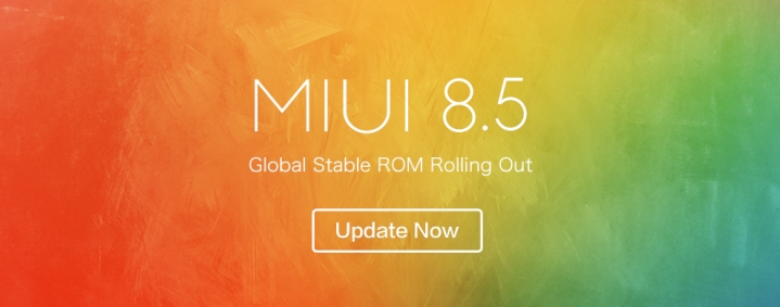 MIUI 8.5 Xiaomi phones