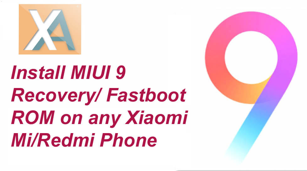 Install MIUI 9 ROM Recovery fastboot1