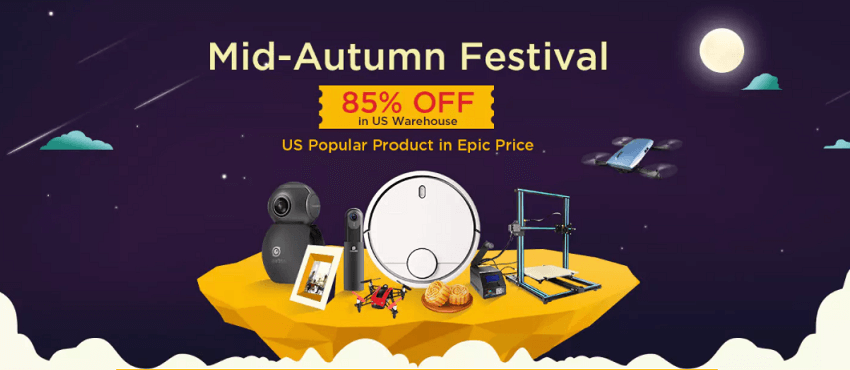 GearBest Mid autumn harvest sale 2017