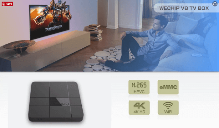 Wechip v8 android tv box1