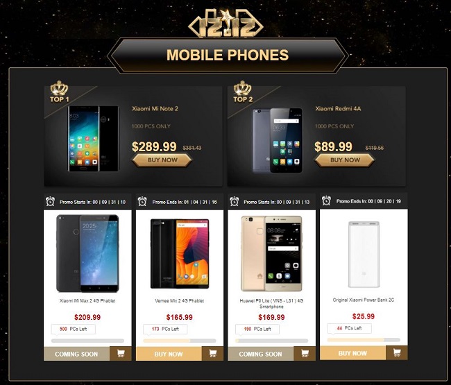 GearBest 12.12 Annual Sale 2017 1