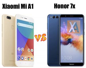 Xiaomi Mi A1 vs Honor 7X compare